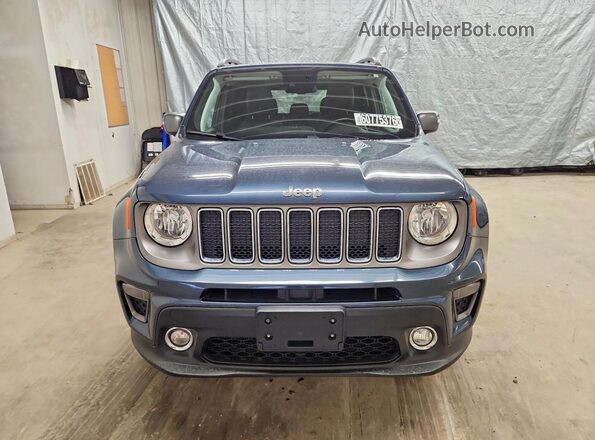 ZACNJDD14MPM24162 2021 JEEP RENEGADE Blue Vista frontal