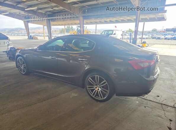 ZAM57RSLXH1236802 2017 MASERATI GHIBLI Brown Tył lewy