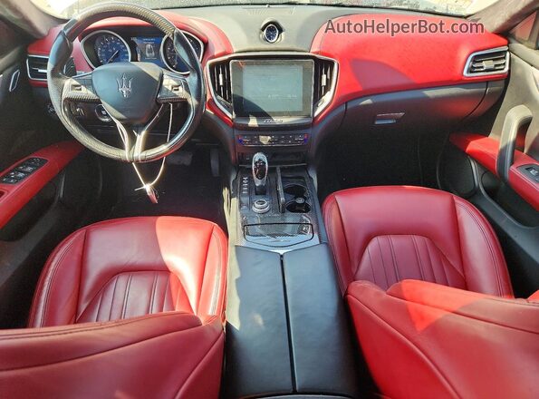 ZAM57RTA6H1238074 2017 MASERATI GHIBLI White Vista del salpicadero