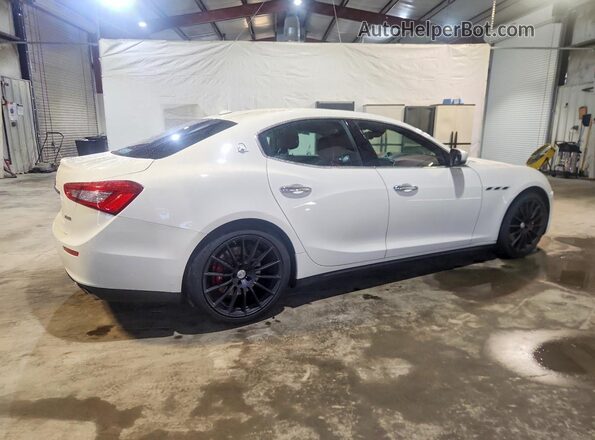 ZAM57RTA6H1238074 2017 MASERATI GHIBLI White Trasero derecho