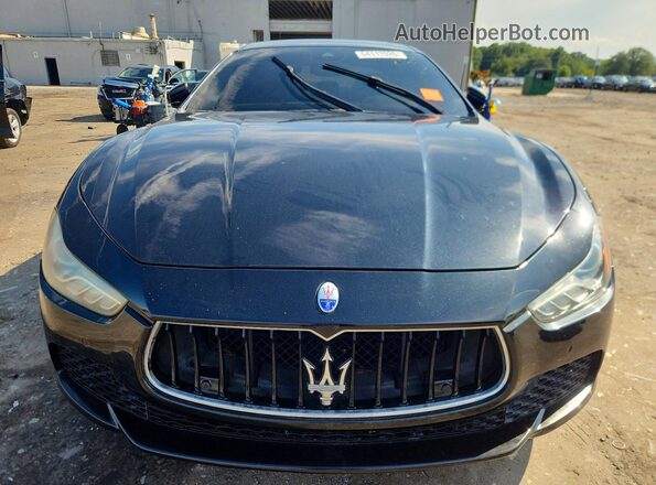 ZAM57RTS8H1216716 2017 MASERATI GHIBLI Black წინა ხედი