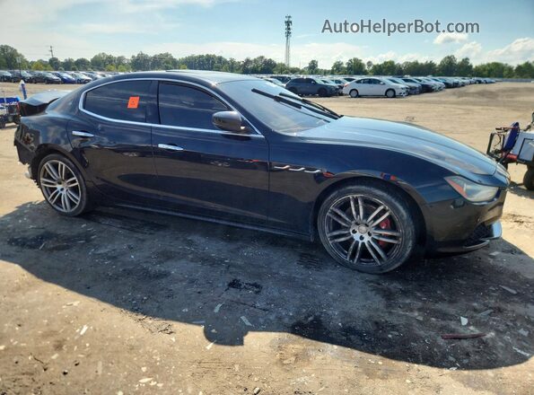 ZAM57RTS8H1216716 2017 MASERATI GHIBLI Black წინა მარჯვენა