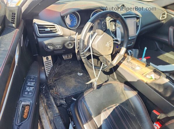 ZAM57RTS8H1216716 2017 MASERATI GHIBLI Black წინა პანელის ხედი