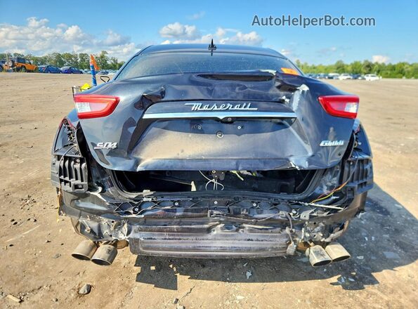 ZAM57RTS8H1216716 2017 MASERATI GHIBLI Black უკანა ხედი