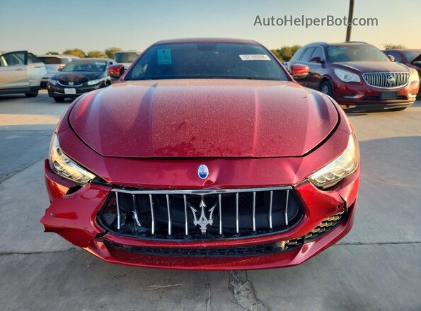 ZAM57XSA3J1287230 2018 MASERATI GHIBLI Red წინა ხედი