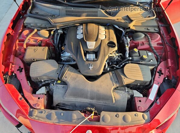 ZAM57XSA3J1287230 2018 MASERATI GHIBLI Red უკანა სალონის ხედი