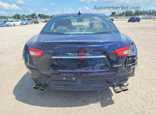 ZAM57XSA3L1355187 2020 MASERATI GHIBLI Blue უკანა ხედი