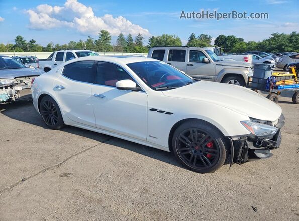 ZAM57YTL9J1280403 2018 MASERATI GHIBLI Белый Передняя правая четверть