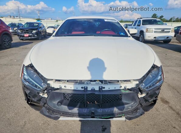 ZAM57YTL9J1280403 2018 MASERATI GHIBLI Белый Вид спереди
