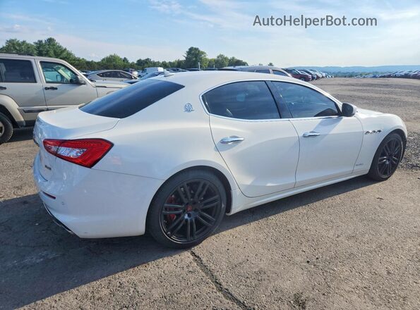 ZAM57YTL9J1280403 2018 MASERATI GHIBLI Белый Задняя правая четверть