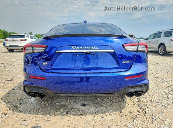 ZAM57YTM3NX398071 2022 MASERATI GHIBLI Blue Widok z tyłu