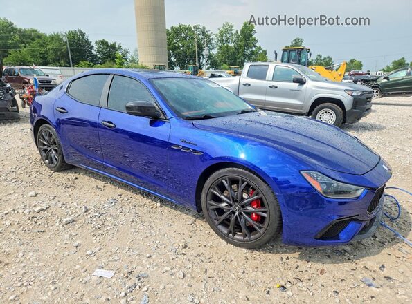 ZAM57YTM3NX398071 2022 MASERATI GHIBLI Blue Przód prawy