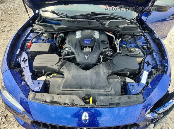 ZAM57YTM3NX398071 2022 MASERATI GHIBLI Blue Widok wnętrza z tyłu