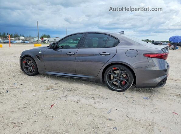 ZARFAEAV2H7519199 2017 ALFA ROMEO GIULIA Серый Задняя левая четверть