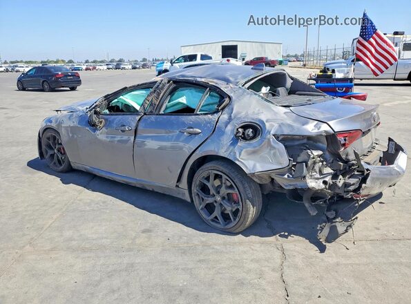 ZARFAMAN5K7620156 2019 ALFA ROMEO GIULIA Gray Задня ліва чверть