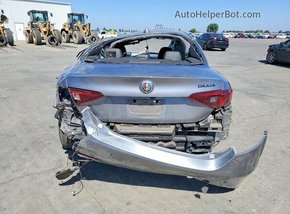 ZARFAMAN5K7620156 2019 ALFA ROMEO GIULIA Gray Вид ззаду