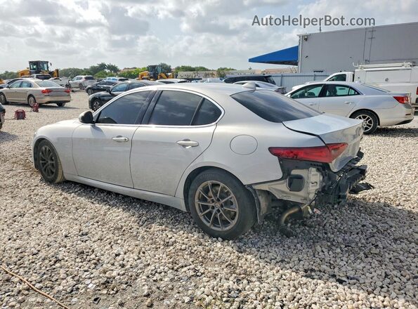 ZARFAMAN6L7631099 2020 ALFA ROMEO GIULIA Silver Rear left