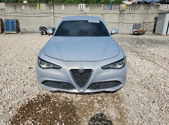ZARFAMAN6L7631099 2020 ALFA ROMEO GIULIA Silver Front view