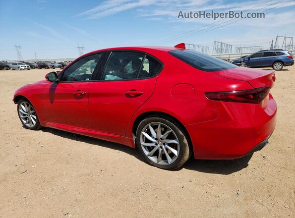 ZARFAMAN8N7659277 2022 ALFA ROMEO GIULIA Red Tył lewy