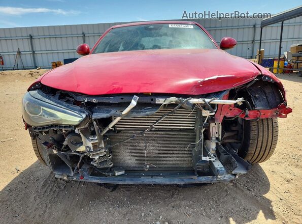 ZARFAMAN8N7659277 2022 ALFA ROMEO GIULIA Red Widok z przodu