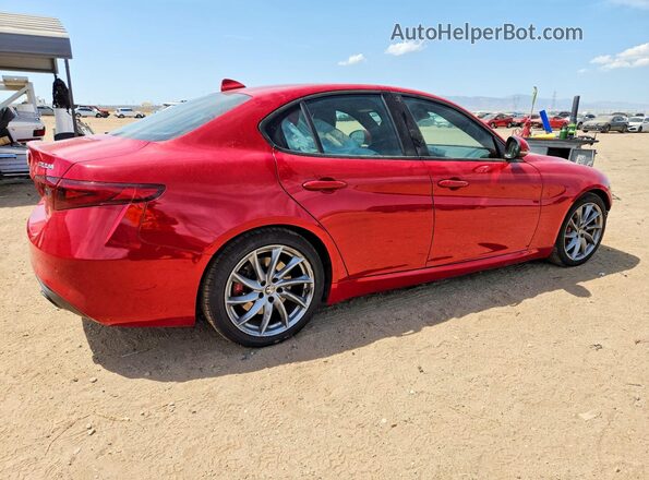ZARFAMAN8N7659277 2022 ALFA ROMEO GIULIA Red Tył prawy