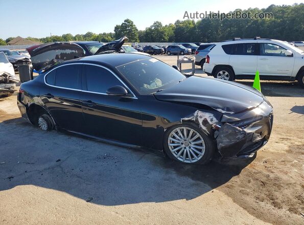 ZARFAMANXM7644827 2021 ALFA ROMEO GIULIA Black Przód prawy