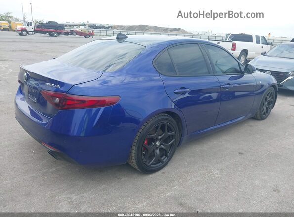 ZARFAMBN3N7662182 2022 ALFA ROMEO GIULIA Blue Trasero derecho