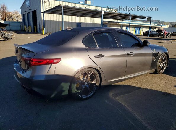 ZARFAMBN4K7621328 2019 ALFA ROMEO GIULIA Gray Rear right