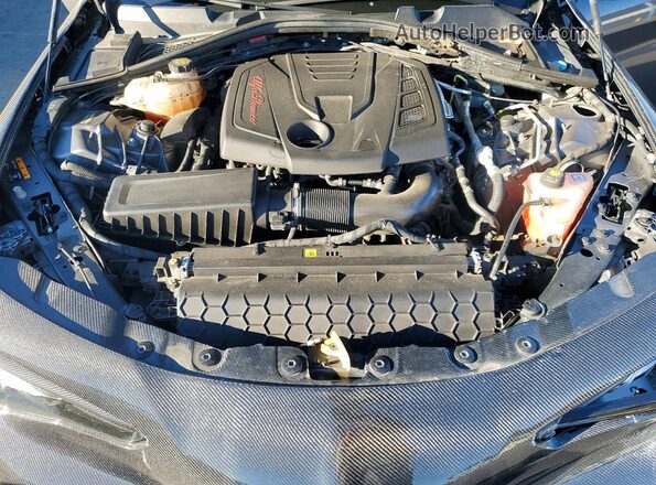 ZARFAMBN4K7621328 2019 ALFA ROMEO GIULIA Gray Rear interior view