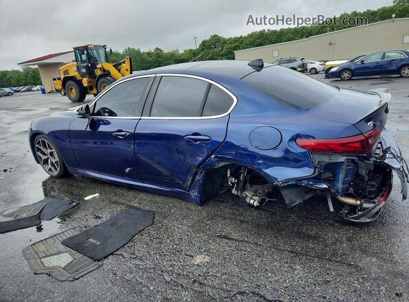 ZARFANAN7K7605793 2019 ALFA ROMEO GIULIA Blue Rear left