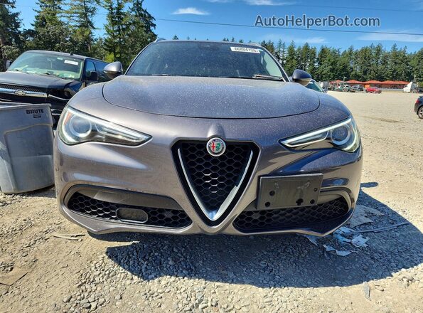 ZASFAKBN4J7B96374 2018 ALFA ROMEO STELVIO Серый Вид спереди