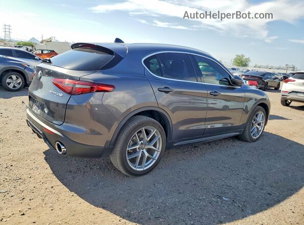 ZASFAKBN7J7C17539 2018 ALFA ROMEO STELVIO Charcoal წინა მარჯვენა