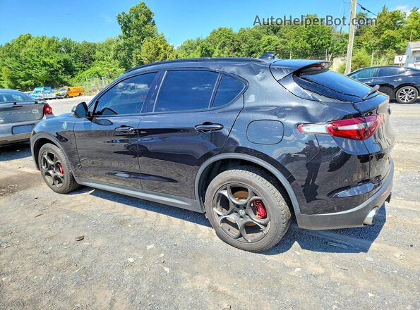 ZASFAKNN5J7C19933 2018 ALFA ROMEO STELVIO Black Rear left