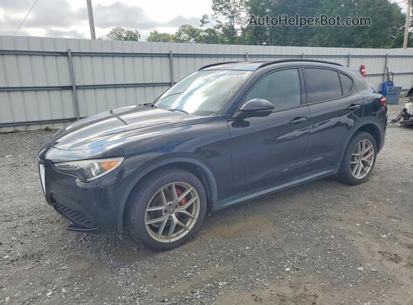 ZASFAKNNXJ7B90591 2018 ALFA ROMEO STELVIO Black უკანა მარცხენა