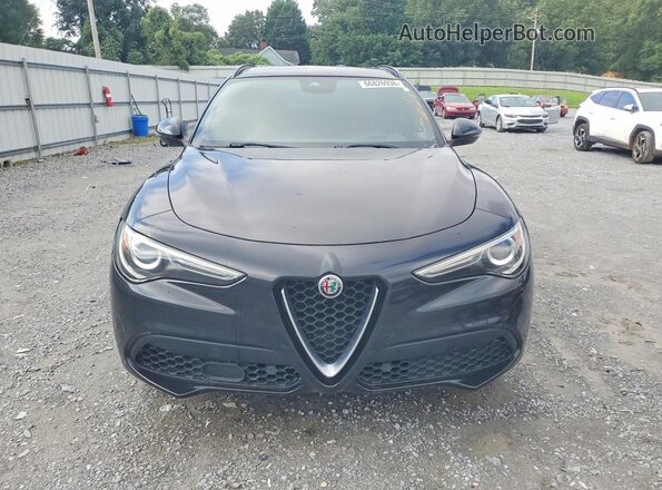 ZASFAKNNXJ7B90591 2018 ALFA ROMEO STELVIO Black უკანა ხედი