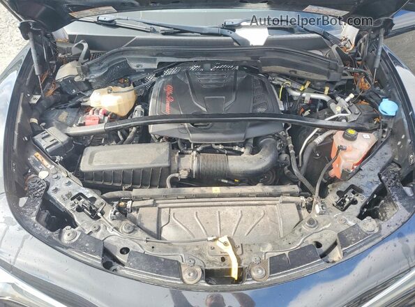 ZASFAKNNXJ7B90591 2018 ALFA ROMEO STELVIO Black VIN კოდის სტიკერის ხედი