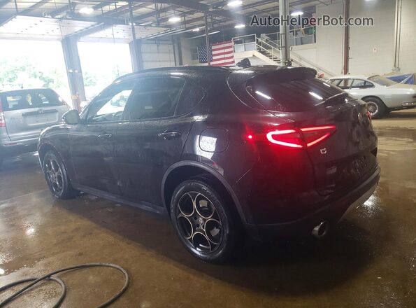 ZASFAKPN9J7B61581 2018 ALFA ROMEO STELVIO Black Задня ліва чверть
