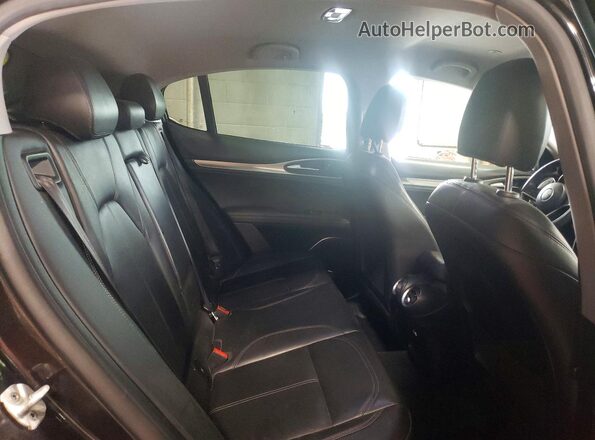 ZASFAKPN9J7B61581 2018 ALFA ROMEO STELVIO Black Вид задніх сидінь