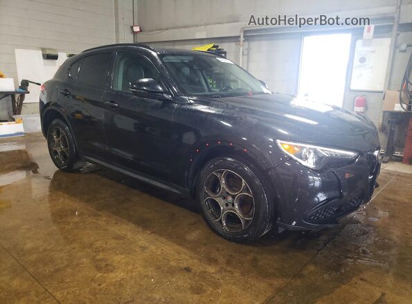 ZASFAKPN9J7B61581 2018 ALFA ROMEO STELVIO Black Передня права чверть