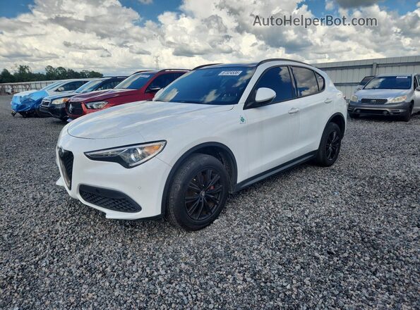 ZASPAJAN0N7D31534 2022 ALFA ROMEO STELVIO White Հետևի ձախ