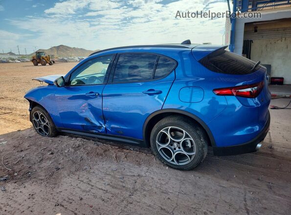 ZASPAKAN0M7D00031 2021 ALFA ROMEO STELVIO Blue Rear left