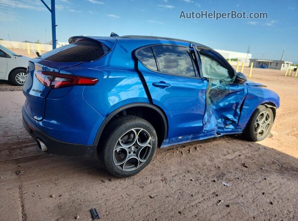 ZASPAKAN0M7D00031 2021 ALFA ROMEO STELVIO Blue Rear right