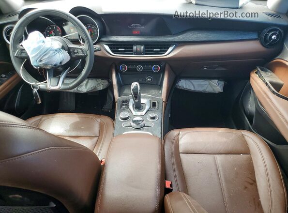 ZASPAKAN0M7D00031 2021 ALFA ROMEO STELVIO Blue Dashboard view