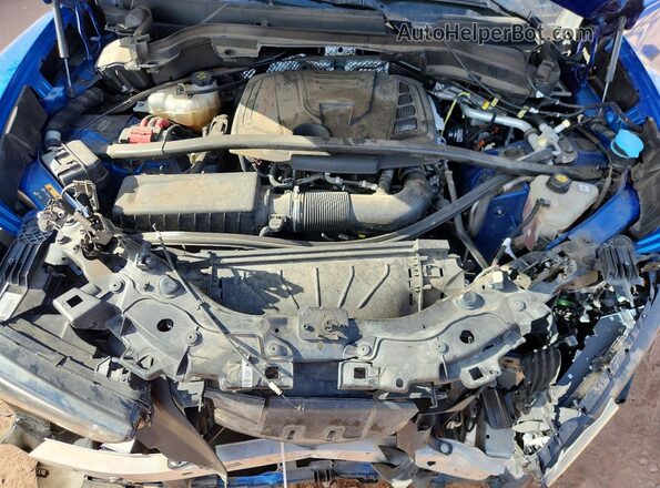 ZASPAKAN0M7D00031 2021 ALFA ROMEO STELVIO Blue Engine compartment view