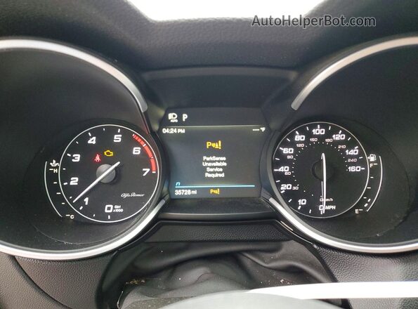 ZASPAKAN0P7D64154 2023 ALFA ROMEO STELVIO White Vista del cuadro de instrumentos