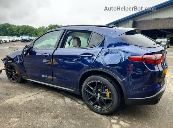 ZASPAKAN1L7C91564 2020 ALFA ROMEO STELVIO Blue Задня ліва чверть