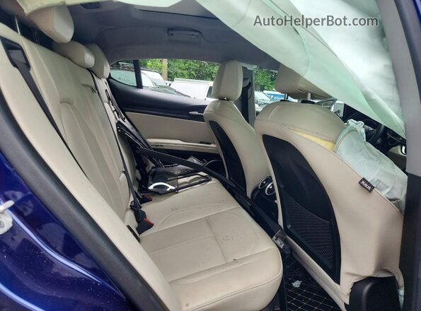 ZASPAKAN1L7C91564 2020 ALFA ROMEO STELVIO Blue Вид задньої частини салону