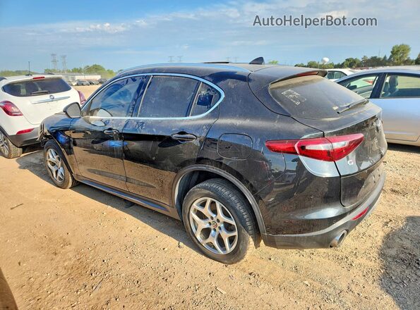 ZASPAKAN3L7C98368 2020 ALFA ROMEO STELVIO Black Rear left