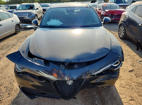 ZASPAKAN3L7C98368 2020 ALFA ROMEO STELVIO Black Front view