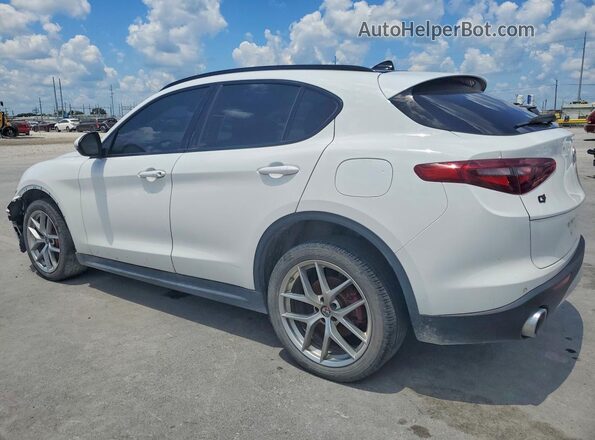 ZASPAKBN8K7C70241 2019 ALFA ROMEO STELVIO White Trasero izquierdo
